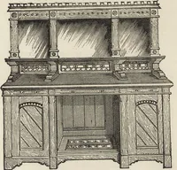 Picture 107 of 362 from Beeton's housewife's treasury of domestic information : comprising complete and practical instructions on the house and its furniture, artistic decoration economy, toilet, children, etiquette, domestic and fancy needlework, dressmaking and millinery, and all other household matters : with every requisite direction to secure the comfort, elegance, and prosperity of the home : a companion volume to "Mrs. Beeton's book of household management" : profusely illustrated (1879), leaf 284