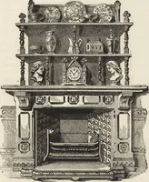 An illustration from Beeton's housewife's treasury of domestic information : comprising complete and practical instructions on the house and its furniture, artistic decoration economy, toilet, children, etiquette, domestic and fancy needlework, dressmaking and millinery, and all other household matters : with every requisite direction to secure the comfort, elegance, and prosperity of the home : a companion volume to "Mrs. Beeton's book of household management" : profusely illustrated (1879)