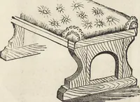 An illustration from Beeton's housewife's treasury of domestic information : comprising complete and practical instructions on the house and its furniture, artistic decoration economy, toilet, children, etiquette, domestic and fancy needlework, dressmaking and millinery, and all other household matters : with every requisite direction to secure the comfort, elegance, and prosperity of the home : a companion volume to "Mrs. Beeton's book of household management" : profusely illustrated (1879)