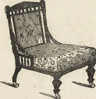 Picture 121 of 362 from Beeton's housewife's treasury of domestic information : comprising complete and practical instructions on the house and its furniture, artistic decoration economy, toilet, children, etiquette, domestic and fancy needlework, dressmaking and millinery, and all other household matters : with every requisite direction to secure the comfort, elegance, and prosperity of the home : a companion volume to "Mrs. Beeton's book of household management" : profusely illustrated (1879), leaf 297