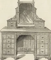 Picture 127 of 362 from Beeton's housewife's treasury of domestic information : comprising complete and practical instructions on the house and its furniture, artistic decoration economy, toilet, children, etiquette, domestic and fancy needlework, dressmaking and millinery, and all other household matters : with every requisite direction to secure the comfort, elegance, and prosperity of the home : a companion volume to "Mrs. Beeton's book of household management" : profusely illustrated (1879), leaf 300