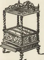 An illustration from Beeton's housewife's treasury of domestic information : comprising complete and practical instructions on the house and its furniture, artistic decoration economy, toilet, children, etiquette, domestic and fancy needlework, dressmaking and millinery, and all other household matters : with every requisite direction to secure the comfort, elegance, and prosperity of the home : a companion volume to "Mrs. Beeton's book of household management" : profusely illustrated (1879)