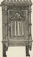 An illustration from Beeton's housewife's treasury of domestic information : comprising complete and practical instructions on the house and its furniture, artistic decoration economy, toilet, children, etiquette, domestic and fancy needlework, dressmaking and millinery, and all other household matters : with every requisite direction to secure the comfort, elegance, and prosperity of the home : a companion volume to "Mrs. Beeton's book of household management" : profusely illustrated (1879)
