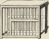 Picture 159 of 362 from Beeton's housewife's treasury of domestic information : comprising complete and practical instructions on the house and its furniture, artistic decoration economy, toilet, children, etiquette, domestic and fancy needlework, dressmaking and millinery, and all other household matters : with every requisite direction to secure the comfort, elegance, and prosperity of the home : a companion volume to "Mrs. Beeton's book of household management" : profusely illustrated (1879), leaf 359