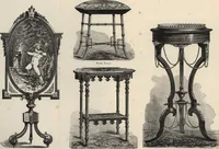 Picture 4 of 362 from Beeton's housewife's treasury of domestic information : comprising complete and practical instructions on the house and its furniture, artistic decoration economy, toilet, children, etiquette, domestic and fancy needlework, dressmaking and millinery, and all other household matters : with every requisite direction to secure the comfort, elegance, and prosperity of the home : a companion volume to "Mrs. Beeton's book of household management" : profusely illustrated (1879), leaf 41