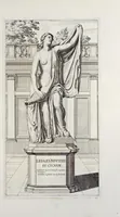 Picture 25 of 55 from Villa Pamphilia : eiusque palatium, cum suis prospectibus, statuae, fontes, vivaria, theatra, areolae, plantarum, viarumque ordines, cum eiusdem villae absoluta delineatione (1650), leaf 100