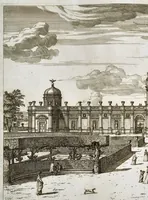 Picture 45 of 55 from Villa Pamphilia : eiusque palatium, cum suis prospectibus, statuae, fontes, vivaria, theatra, areolae, plantarum, viarumque ordines, cum eiusdem villae absoluta delineatione (1650), leaf 161