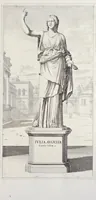 Picture 7 of 55 from Villa Pamphilia : eiusque palatium, cum suis prospectibus, statuae, fontes, vivaria, theatra, areolae, plantarum, viarumque ordines, cum eiusdem villae absoluta delineatione (1650), leaf 34