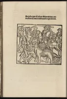 An illustration from Methodius primũ olympiade : et postea Tyrii ciuitatum episcopus. ... multa edidit documẽta et presertim de mundi creatione eidem in carcere reuelata ..