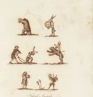 An illustration from Glig-gamena angel-deod, or, The sports and pastimes of the people of England : including the rural and domestic recreations, May-games, mummeries, pageants, processions, and pompous spectacles, from the earliest period to the present time : illustrated by engravings selected from ancient paintings in which are represented most of the popular diversions (1810)
