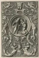 An illustration from Ornati d'invenzione di Raffaele Sanzio di Urbino esistenti nel coro di S. Pietro in Perugia : in numero venti rami (1811)