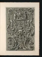 An illustration from Ornati d'invenzione di Raffaele Sanzio di Urbino esistenti nel coro di S. Pietro in Perugia : in numero venti rami (1811)