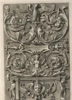 An illustration from Ornati d'invenzione di Raffaele Sanzio di Urbino esistenti nel coro di S. Pietro in Perugia : in numero venti rami (1811)