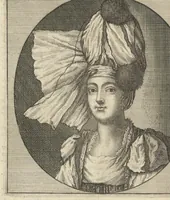 An illustration from Reizen van Cornelis de Bruyn, door de vermaardste deelen van Klein Asia, de eylanden Scio, Rhodus, Cyprus, Metelino, Stanchio, &c., mitsgaders de voornaamste steden van Aegypten, Syrien en Palestina : verrijkt met meer als 200 kopere konstplaaten, vertoonende de beroemdste landschappen, steden, &c. alles door den autheur selfs na het leven afgetekend (1698)