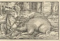 Picture 14 of 14 from Officia M.T.C. : ein Bůch, so Marcus Tullius Cicero der Römer, zů seynem Sune Marco, von den tugentsamen Ämptern vnd Zůgehörungen, eynes wol vnd rechtlebenden Menschen (1531), leaf 196