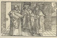 Picture 3 of 14 from Officia M.T.C. : ein Bůch, so Marcus Tullius Cicero der Römer, zů seynem Sune Marco, von den tugentsamen Ämptern vnd Zůgehörungen, eynes wol vnd rechtlebenden Menschen (1531), leaf 61