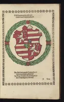 An illustration from Ordenliche Beschreybung der fürstlichen Hochzeyt, die da gehalten ist worden, durch den durchleüchtigen, hochgebornen Fürsten vnnd Herrn, Herrn Wilhelm Pfaltzgraf beim Rheyn, Hertzog inn Obern vnd Nidern Bayern [et]c. mit dem hochgebornen Fräwlin Renatta, geborne Hertzogin auss Luttringe[n] : den 21. Tag Februarij, des 1568. Jars, in der fürstlichen Statt München, vnd an die kaiserliche Maiestet geschriben, vnd ... in teütsche Carmina gestellt (1568)