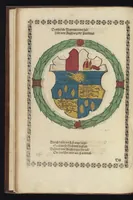An illustration from Ordenliche Beschreybung der fürstlichen Hochzeyt, die da gehalten ist worden, durch den durchleüchtigen, hochgebornen Fürsten vnnd Herrn, Herrn Wilhelm Pfaltzgraf beim Rheyn, Hertzog inn Obern vnd Nidern Bayern [et]c. mit dem hochgebornen Fräwlin Renatta, geborne Hertzogin auss Luttringe[n] : den 21. Tag Februarij, des 1568. Jars, in der fürstlichen Statt München, vnd an die kaiserliche Maiestet geschriben, vnd ... in teütsche Carmina gestellt (1568)
