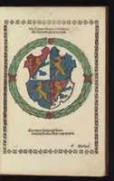 An illustration from Ordenliche Beschreybung der fürstlichen Hochzeyt, die da gehalten ist worden, durch den durchleüchtigen, hochgebornen Fürsten vnnd Herrn, Herrn Wilhelm Pfaltzgraf beim Rheyn, Hertzog inn Obern vnd Nidern Bayern [et]c. mit dem hochgebornen Fräwlin Renatta, geborne Hertzogin auss Luttringe[n] : den 21. Tag Februarij, des 1568. Jars, in der fürstlichen Statt München, vnd an die kaiserliche Maiestet geschriben, vnd ... in teütsche Carmina gestellt (1568)