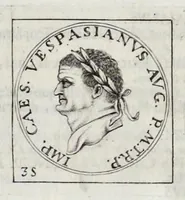 An illustration from Imperatorum Romanorum numismata a Pompeo Magno ad Heraclium ab Adolfo Occone olim congesta : nunc Augustorum iconibus, perpetuis historico-chronologicis notis, pluribusque additamentis illustrata, & aucta. Sac. Caesareae et Regiae Maiestati Inuictissimi, et Clementissimi Leopoldi Primi Optimi Maximi, Augustorum Augusti exhibita studio, et cura Francisci Mediobarbi Biragi S.R.I. comitis, & regiae ciuitatis Papiae decurionis (1683)