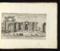 An illustration from Vestigi delle antichita di Roma, Tivoli, Pozzvolo et altri lvochi (1606)