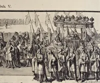 Picture 16 of 20 from Funeralia Mariae II. : Britanniarum D.G. reginae, Guilielmi III. augustae conjugis (1695), leaf 100