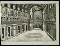 An illustration from Esequie fatte in Padoua al gra[nde] prior di Lombardia f. Agostino Forzadura, sig. di Candiolo &c., li xix aprile M.DC.LXIII (1663)