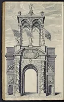 An illustration from The entertainment of his most excellent majestie Charles II, in his passage through the city of London to his coronation : containing an exact account of the whole solemnity, the triumphal arches, and cavalcade delineated in sculpture ; the speeches and impresses illustrated from antiquity : to these is added a brief narrative of His Majestie's solemn coronation : with his magnificent proceedings, and royal feast in Westminster-Hall (1662)