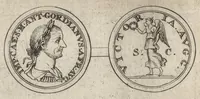 An illustration from Numismata imperatorum romanorum praestantiora a Julio Caesare ad Postumum et tyrannos (1694)
