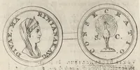 An illustration from Numismata imperatorum romanorum praestantiora a Julio Caesare ad Postumum et tyrannos (1694)
