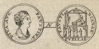 An illustration from Numismata imperatorum romanorum praestantiora a Julio Caesare ad Postumum et tyrannos (1694)
