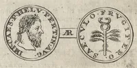 An illustration from Numismata imperatorum romanorum praestantiora a Julio Caesare ad Postumum et tyrannos (1694)
