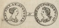 An illustration from Numismata imperatorum romanorum praestantiora a Julio Caesare ad Postumum et tyrannos (1694)