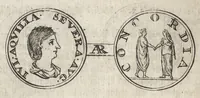 Picture 36 of 58 from Numismata imperatorum romanorum praestantiora a Julio Caesare ad Postumum et tyrannos (1694), leaf 305