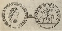 Picture 51 of 58 from Numismata imperatorum romanorum praestantiora a Julio Caesare ad Postumum et tyrannos (1694), leaf 356