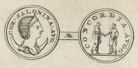 Picture 55 of 58 from Numismata imperatorum romanorum praestantiora a Julio Caesare ad Postumum et tyrannos (1694), leaf 399