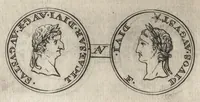 An illustration from Numismata imperatorum romanorum praestantiora a Julio Caesare ad Postumum et tyrannos (1694)