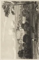 An illustration from Views of the seats of noblemen and gentlemen, in England, Wales, Scotland, and Ireland (1820)