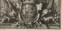 An illustration from Les Cesars de l'empereur Julien : traduits du grec, avec des remarques & des preuves illustrées par les médailles, & autres anciens monumens (1683)