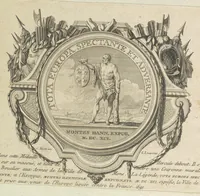 An illustration from Monumens de l'histoire de France, en estampes et dessins .. (1783)