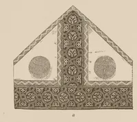 An illustration from Künstlerische entwicklung der weberei und stickerei innerhalb des europäischen kulturkreises von der spätantiken zeit bis zum beginne des XIX. jahrhundertes : mit ausschluss der volkskunst (1904)