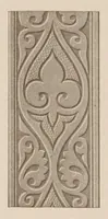 An illustration from Künstlerische entwicklung der weberei und stickerei innerhalb des europäischen kulturkreises von der spätantiken zeit bis zum beginne des XIX. jahrhundertes : mit ausschluss der volkskunst (1904)