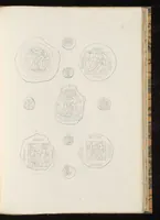 An illustration from Vetri ornati di figure in oro, trovati nei cimiteri dei cristiani primitivi di Roma (1858)