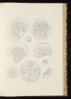 An illustration from Vetri ornati di figure in oro, trovati nei cimiteri dei cristiani primitivi di Roma (1858)