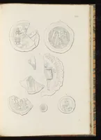 An illustration from Vetri ornati di figure in oro, trovati nei cimiteri dei cristiani primitivi di Roma (1858)