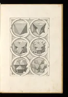 Picture 6 of 24 from Perspectiua corporum regularium : das ist, ein fleyssige Fürweysung, wie die fünff regulirten Cörper, daruon Plato inn Timaeo, vnnd Euclides inn sein Elementis schreibt, &c.; durch einen sonderlichen, newen, behenden vnd gerechten Weg, der vor nie im Gebrauch ist gesehen worden, gar künstlich inn die Perspectiua gebracht : vnd darzu ein schöne Anleytung, wie auss denselbigen fünff Cörpern one Endt, gar viel andere Cörper, mancherley Art vnd Gestalt, gemacht unnd gefunden werden mügen : allen Liebhabern der freyen Kunst zu Ehrn / ǂc durch Wentzeln Jamnitzer, burgern vnd Goldtschmid in Nürmberg, mit Götlicher Hülff an Tag geben &c (1568), leaf 28