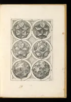 An illustration from Perspectiua corporum regularium : das ist, ein fleyssige Fürweysung, wie die fünff regulirten Cörper, daruon Plato inn Timaeo, vnnd Euclides inn sein Elementis schreibt, &c.; durch einen sonderlichen, newen, behenden vnd gerechten Weg, der vor nie im Gebrauch ist gesehen worden, gar künstlich inn die Perspectiua gebracht : vnd darzu ein schöne Anleytung, wie auss denselbigen fünff Cörpern one Endt, gar viel andere Cörper, mancherley Art vnd Gestalt, gemacht unnd gefunden werden mügen : allen Liebhabern der freyen Kunst zu Ehrn / ǂc durch Wentzeln Jamnitzer, burgern vnd Goldtschmid in Nürmberg, mit Götlicher Hülff an Tag geben &c (1568)