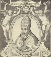 An illustration from Splendore dell'antica e moderna Roma : nel qvale si rappresentano tutti i principali tempii, teatri, anfiteatri, cerchi, naumachie, archi trionfali, obelischi, palagii, terme, curie, basiliche, fatti delli ré, consoli, dittatori, & imperadori romani : dignità ciuili, e militari, ordine de' trionfi, nomi di tutti i trionfanti, sacrificio militare; colonna Traiana, colonna Antonina, colonna milliaria, colonna rostrata, & colonna bellica; con li più segnalati giardini de gli antichi, e moderni Romani & altre cose notabili, con fatti, & imprese di quelli, da'quali sono stati eretti, e dedicati. : et in questa vltima impressione abbellito di molti disegni antichi, e moderni; & aggiuntoui le descrittioni delle figure cauate dall'antichi medaglie de gl'imperadori, in quatto linguagi latino, italiano, tedesco, e francese, per vtilità commune (1641)