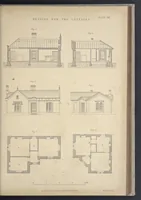 Picture 8 of 79 from Rural architecture : a series of designs, for ornamental cottages and villas, exemplified in plans, elevations, sections, and details, with descriptions (1856), leaf 128