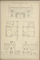 Picture 23 of 79 from Rural architecture : a series of designs, for ornamental cottages and villas, exemplified in plans, elevations, sections, and details, with descriptions (1856), leaf 160